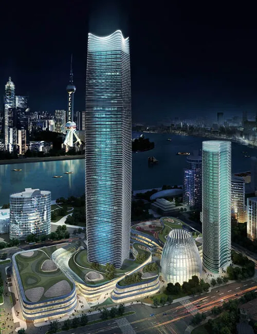 上海北外滩白玉兰广场